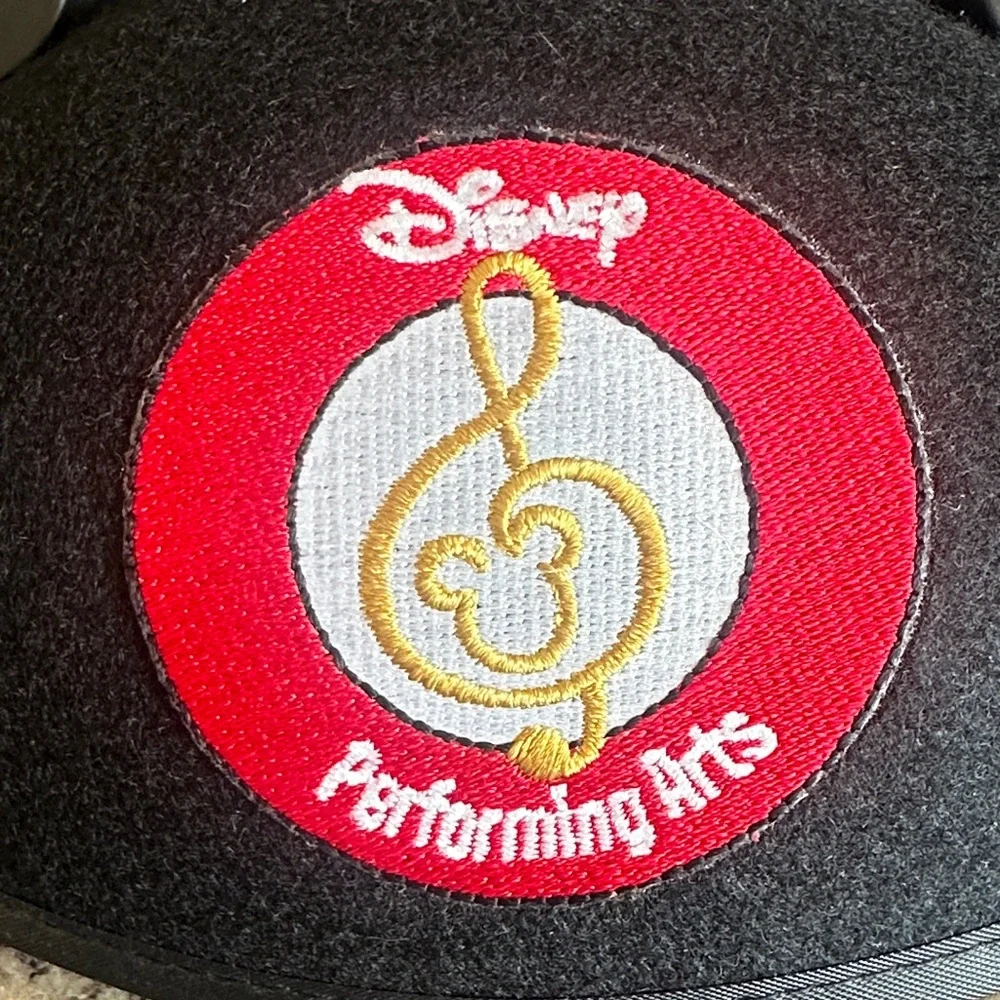 Disney Black Mickey Ears with Disney Performing Arts Patch- Set of 3 - Picture 2 of 6